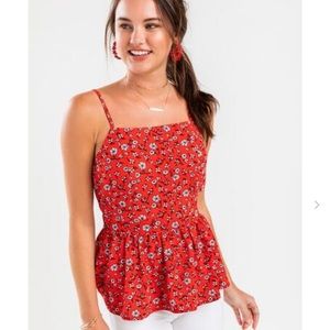 NEW! Francescas floral Peplum top
